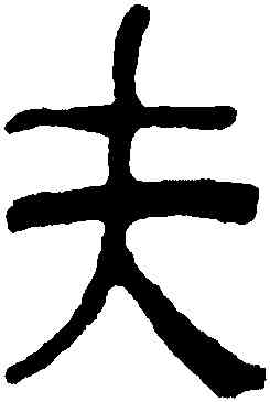 夫,汪士慎,書法字典